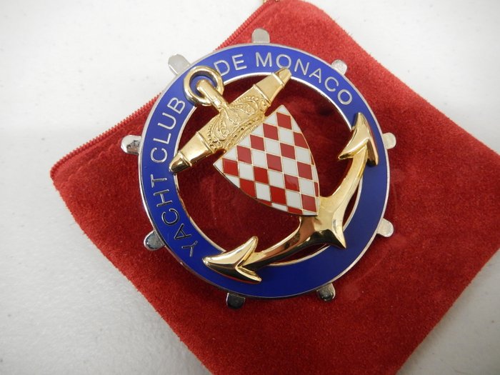 monaco yacht club car badge