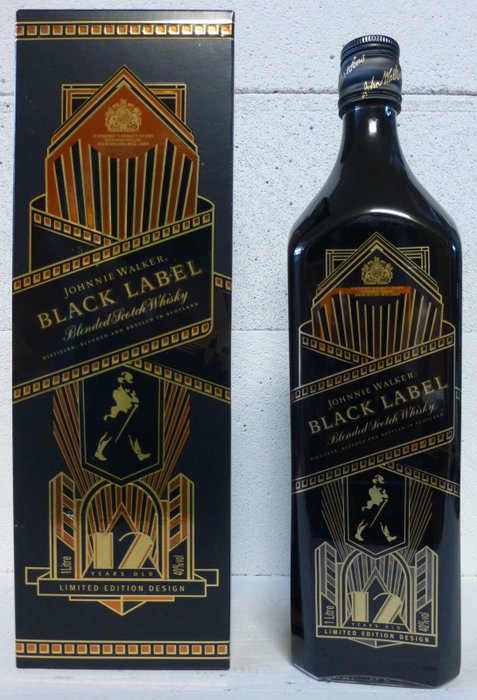 Johnnie Walker Black Label Art Deco Limited Edition - 700ml