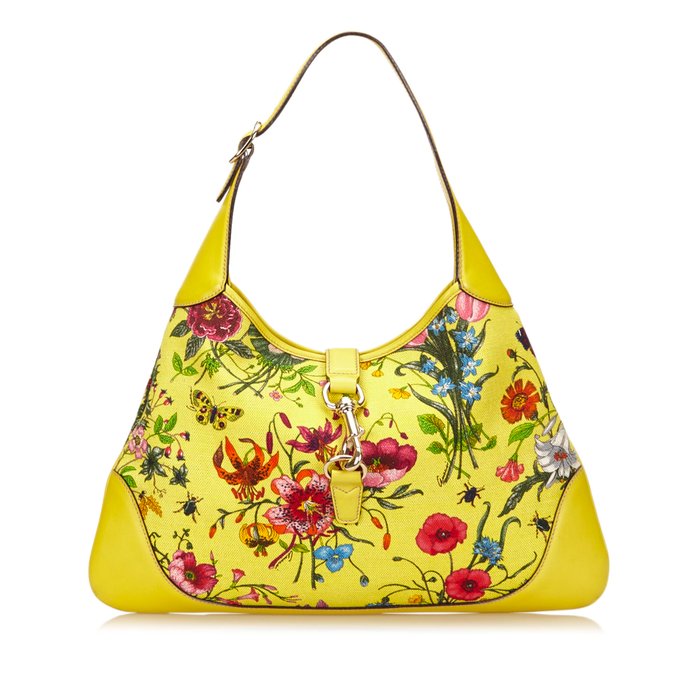 gucci floral jacquard bag