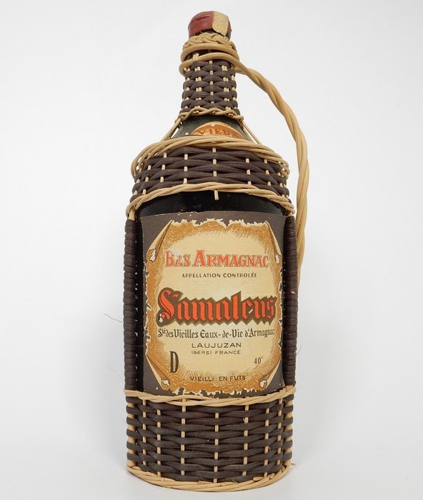 Probably 2-2,5 liter of Bas Armagnac Samalens "vieux" (old) - Catawiki