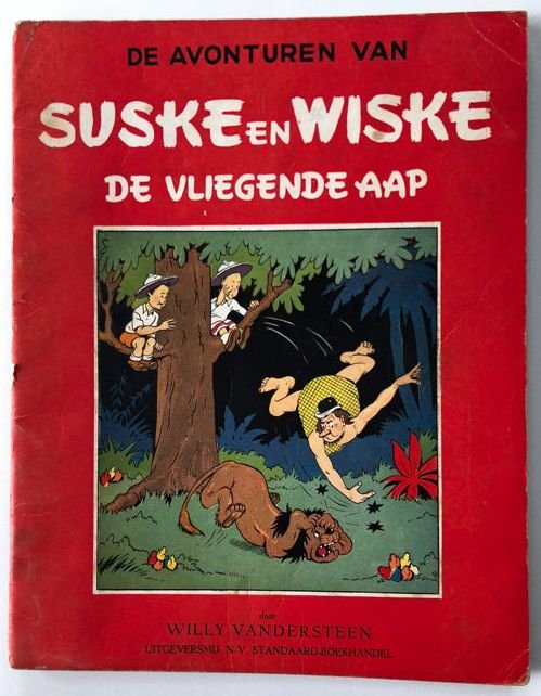 Suske en Wiske RV-02a - De Vliegende Aap - sc - 1e druk - (1948)