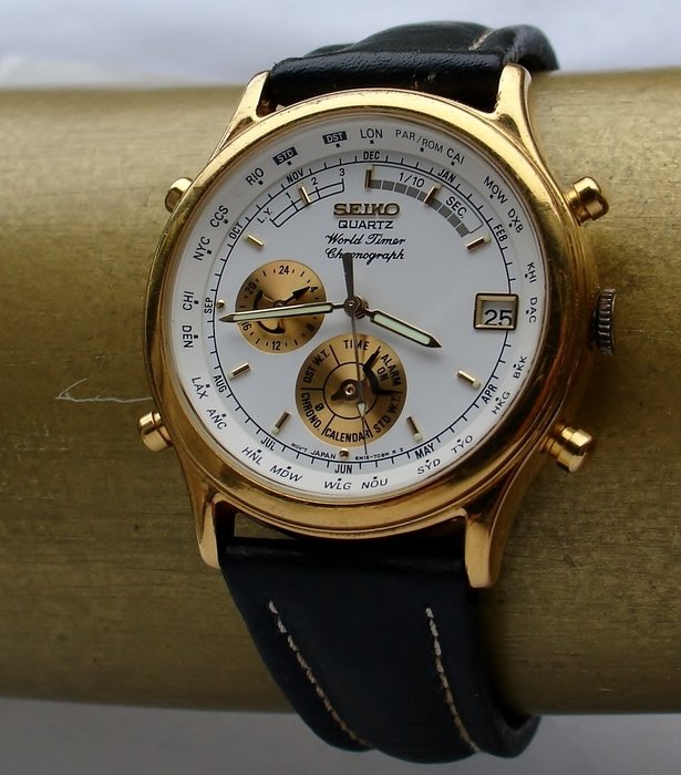 Seiko Quartz World Timer Chronograph Best Sale, SAVE 58%.