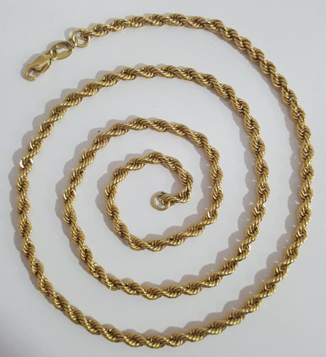 Cord chain in 18 kt gold, 63.5 cm - Catawiki