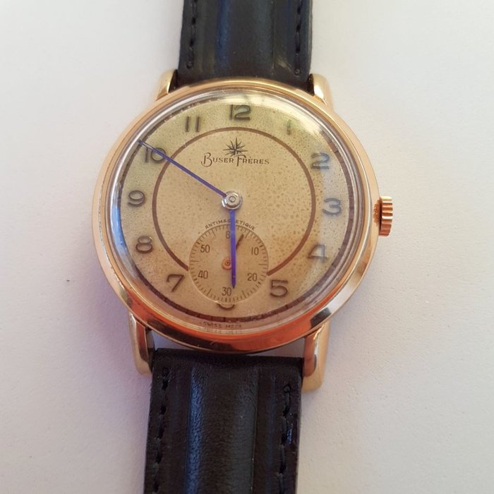 Buser Frères - Dress classic watch - 16629 - Men - 1950-1959 - Catawiki