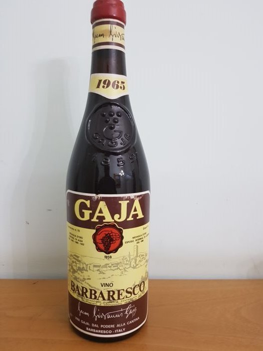 Barbaresco Gaja 1965 - 1 bottle 
