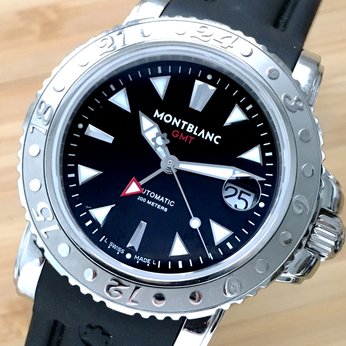 Montblanc 7061 GMT New Old Stock Meisterstück Sport  Chronograph  Men´s Watch 