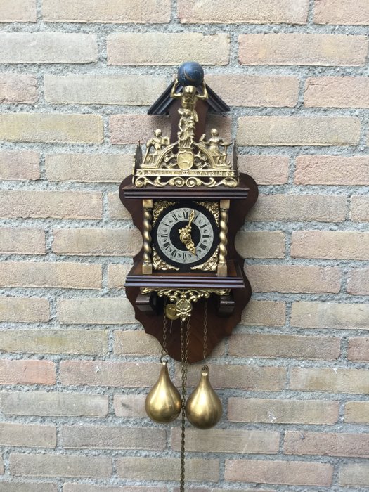Zaandam clock - "Nu elck syn sin" -  1960 period