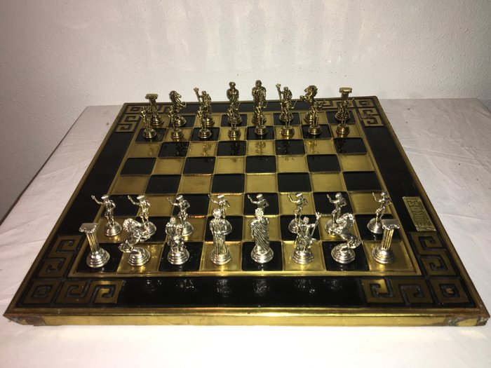Marinakis chess set with Greek gods