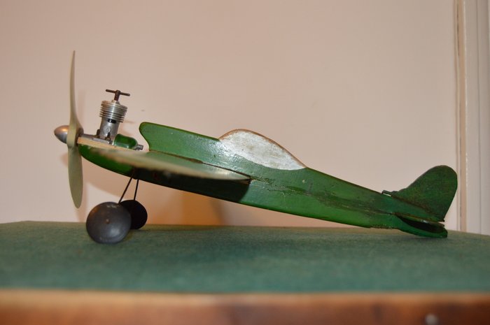 Very Rare Antique Control Line Model Airplane -  Keil Kraft - England