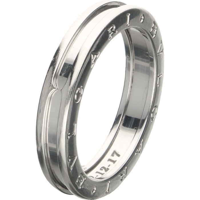 18 kt
 - White gold BVLGARI B Zero 1 ring, model 2337-AL - Ring size: 20 mm