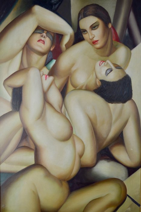 After Tamara De Lempicka (20th century) - Group of four nudes