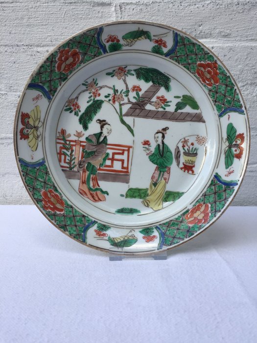 Samson - porcelain plate after Chinese example