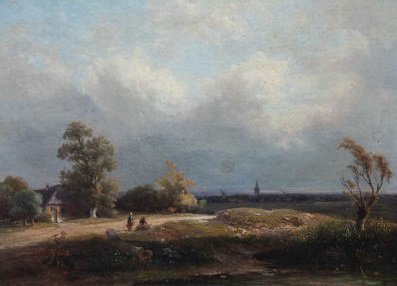 Andreas Schelfhout (1787-1870) - Zomerlandschap