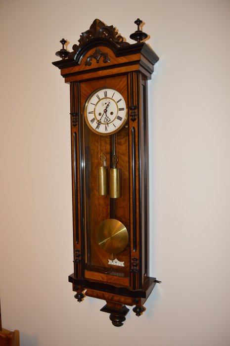  Vienna Regulator wall clock - German Schutz-Marke - 1880