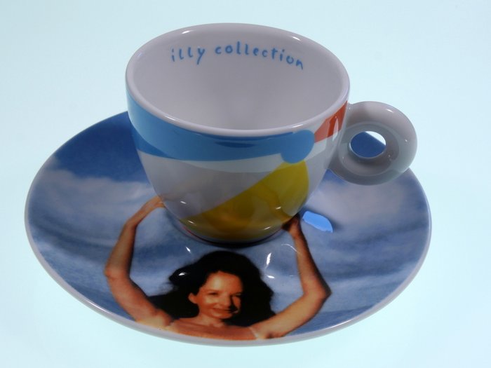 ILLY art collection, Rosenthal, 2002, 6 x espresso cups, Marina Abramovic, limited edition