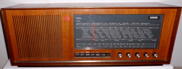Vintage rube radio Saba Lindau, Mod. Ll 18, year of manufacture around 1966
