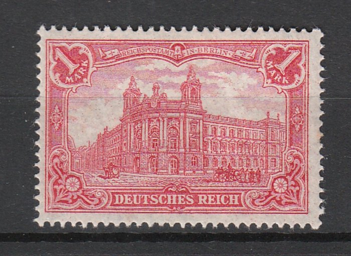 German Empire 1902 - postage stamps with depictions Germany empire 1 mark - Michel no. 78 B