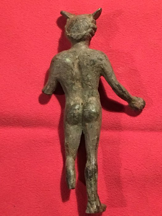 Bronze statuette of the god Hermes 95 mm