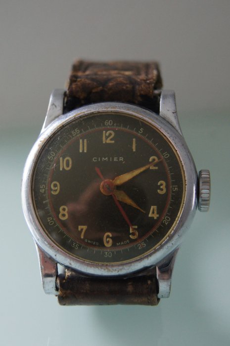 Cimier Military Style Vintage Men's wristwatch - 1940s - very good condition
