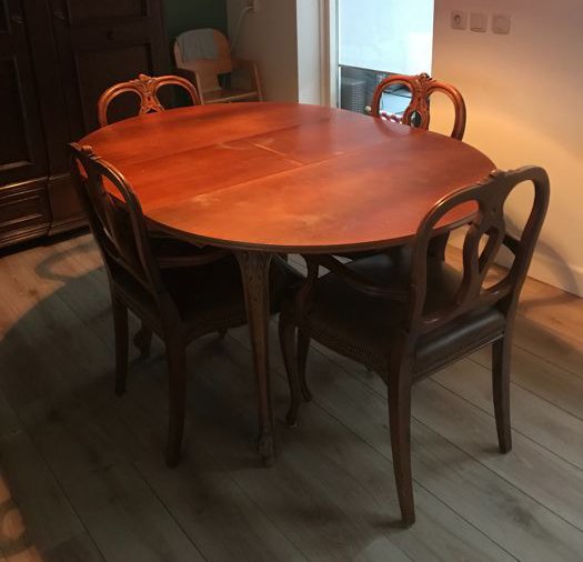 Chairs Netherlands Ca 1940 Catawiki, 1940 Dining Room Table