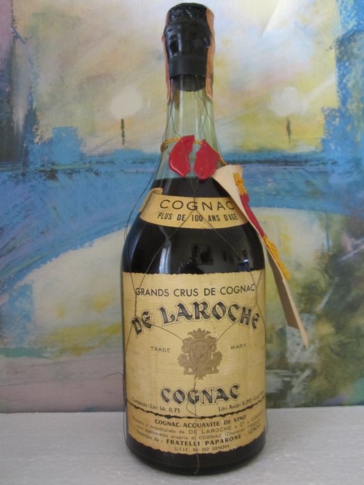 De Laroche Cognac - Plus de 100 Ans d’Age - Grand Crus de Cognac 73 cl 40% 