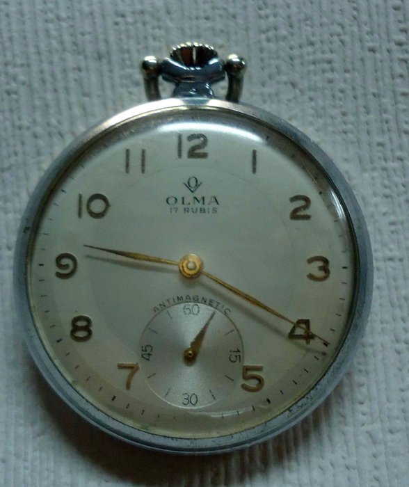 OLMA 17 RUBIS ANTIMAGNETIC - 17 JEWELS SWISS MADE - 2611 - Hombre - 1950 - 1959