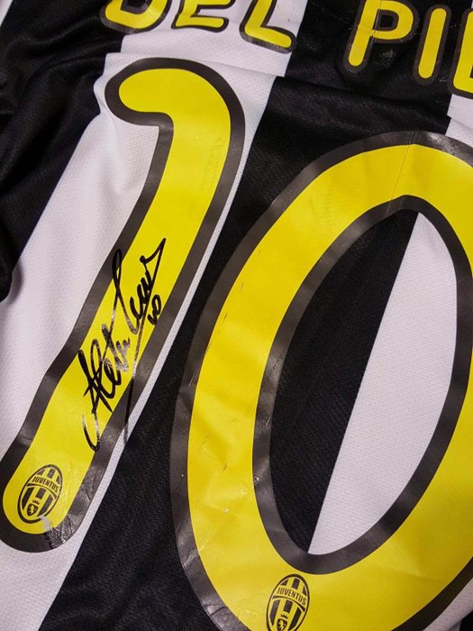 Alessandro Del Piero #10 Autografo su maglia originale
