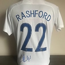 Marcus Rashford signed England World Cup 2018 home shirt - Catawiki