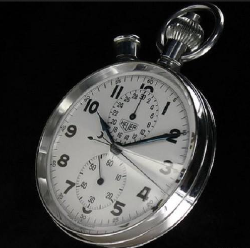 Heuer - big split second pocket chronograph rattrapante - Homme - 1960-1969