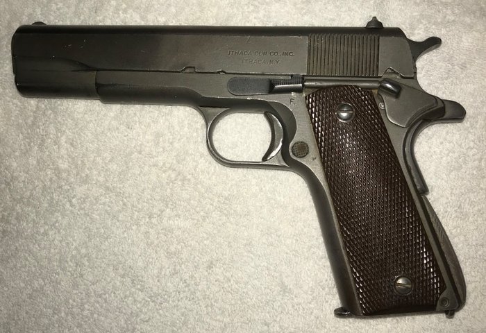 Deactivated WW2 American US Army Colt .45 M1911A1 Pistol