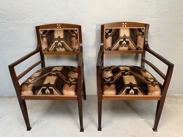 Verbazingwekkend onbekend A pair of Art Deco chairs - Catawiki XJ-35