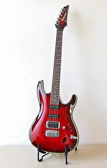 Ibanez SA360QM SA Series Electric Guitar, Trans Red BurstBurst “Musical chameleon” - made in China