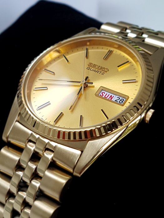 Seiko - luxury Gold plated day date  - Men - 2018