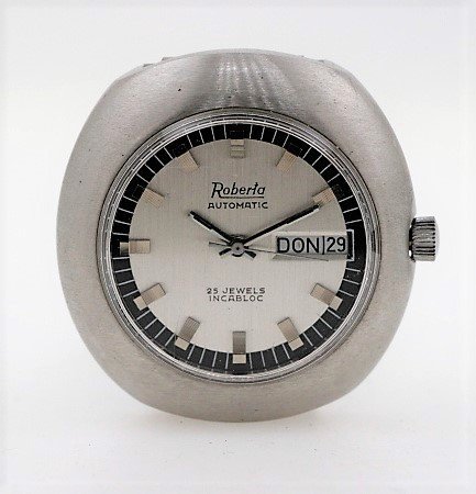 Roberta - 25 Jewels Incabloc Automatik - Tag/Datum - Homme - 1970-1979