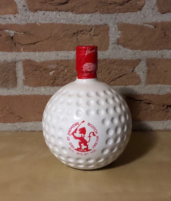 Old St. Andrews Scotch Whisky Golf Ball Decanter