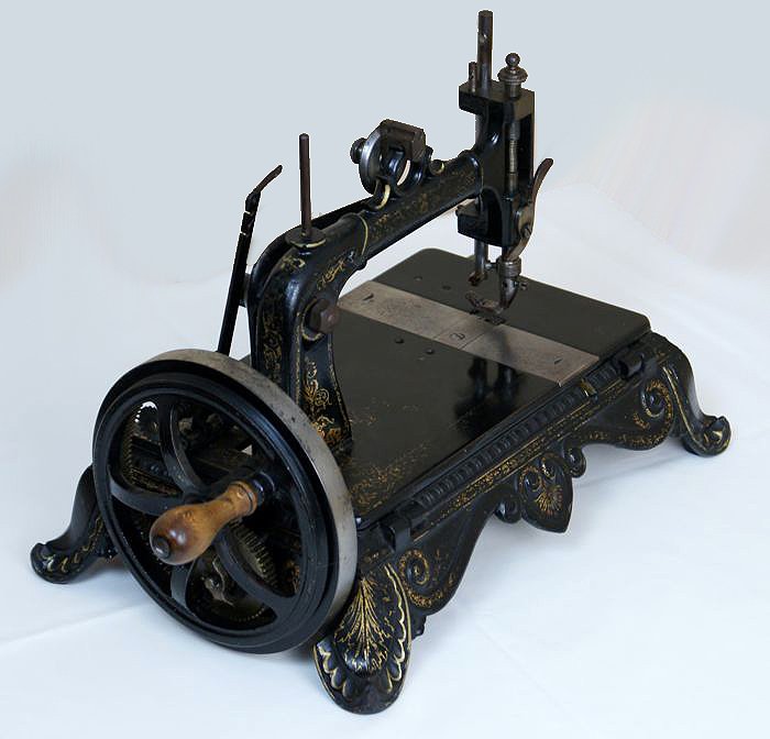 Brunonia-Original - Sewing machine, ca.1880 - Steel (stainless)