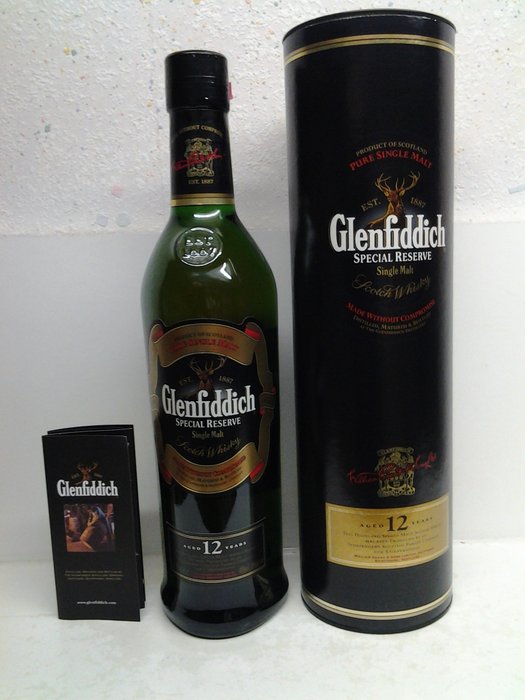 Glenfiddich Special Reserve 12 year old Single Malt Scotch Whisky. 