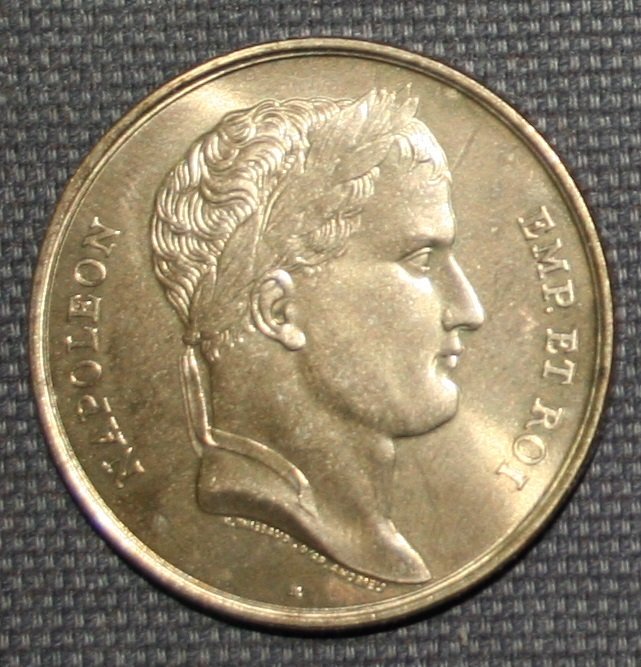 H Thiébaud d'Après Andrieu et L David  de către  Monnaie de Paris avant 1879 Médaille Rare - Napoléon EMP. et Roi - zirconia în stare perfectă - Imperiu