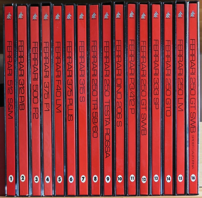 Livres - Ferrari Cavalleria serie compleet (16 boeken) - 1993-1997 (1 objets)