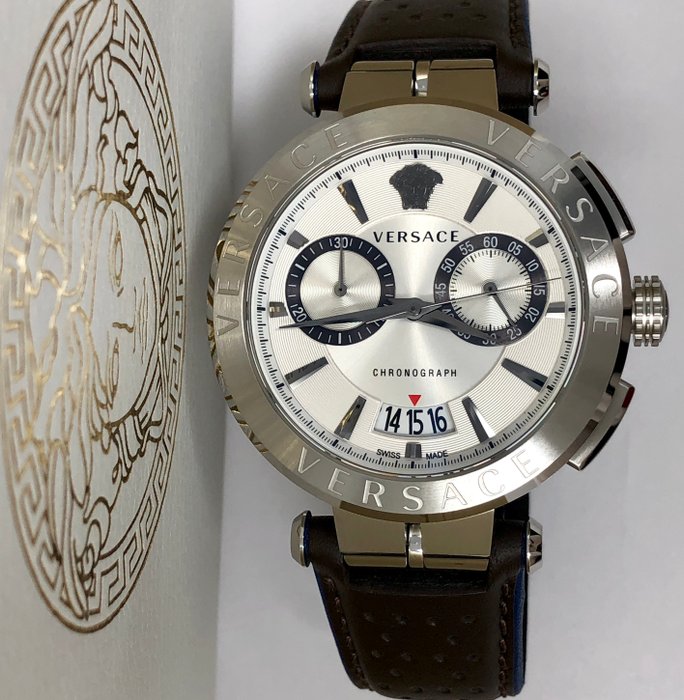 Versace - Aion Chronograph Watch Brown 