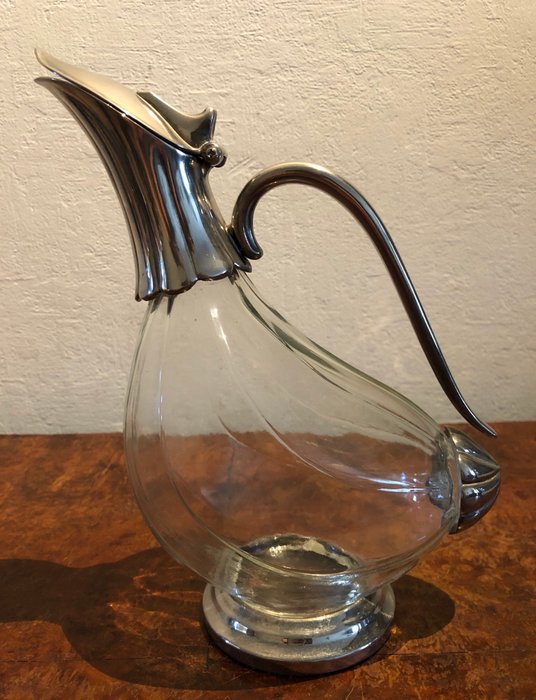 Anatra Duck Decanter - Silver plated - Italy - 1950-1999 - Catawiki