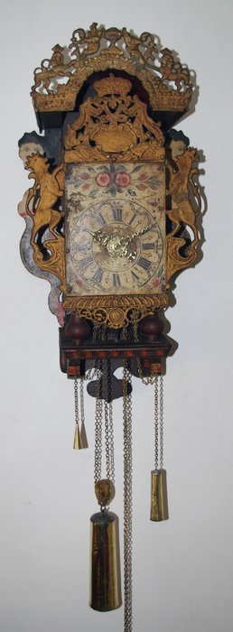 Frisian Stuhl Uhr - Holz - 1700-1749