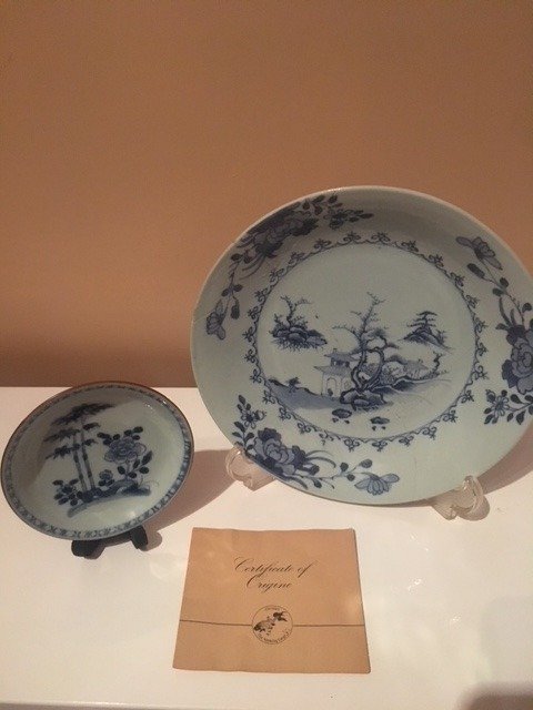 Piatto - Porcellana - VOC - Cina - XVIII secolo