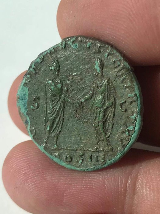 Impero Romano - Dupondio di Marc’Aurelio (161-180 d.C.) - R/ CONCORDIA AVGVSTOR 