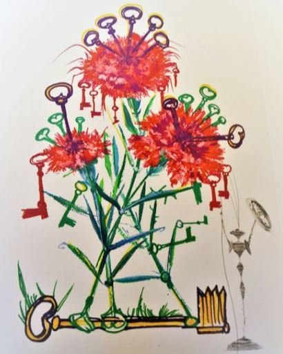 Salvador Dalí - Surrealistic Flowers - Florals  