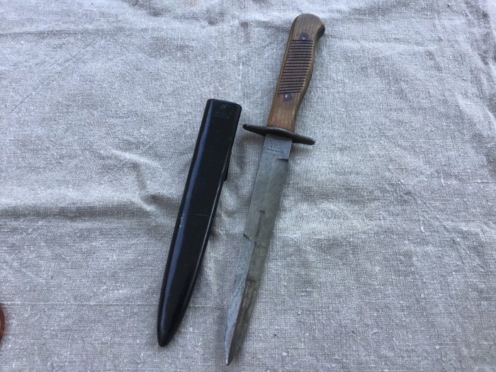 WW2 Ardennes 1944 authentic German combat knife