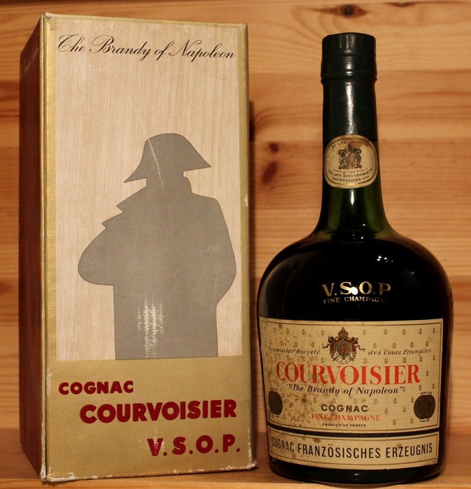 Courvoisier "The Brandy of Napoleon" VSOP Fine Champagne Cognac, from the 1960s