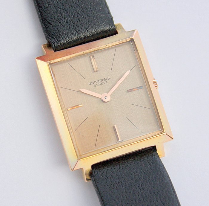 Universal Genève - Square, steel and gold, calibre 820, perfect - Unisex - 1970-1979