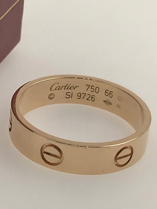 cartier ring size 66