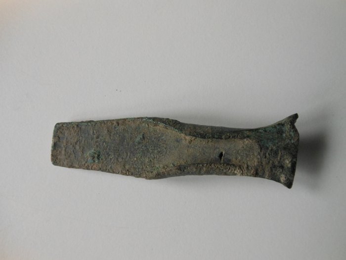 Pré-histórico, Idade do Bronze Bronze machado de asas - 9,5 cm - (1)